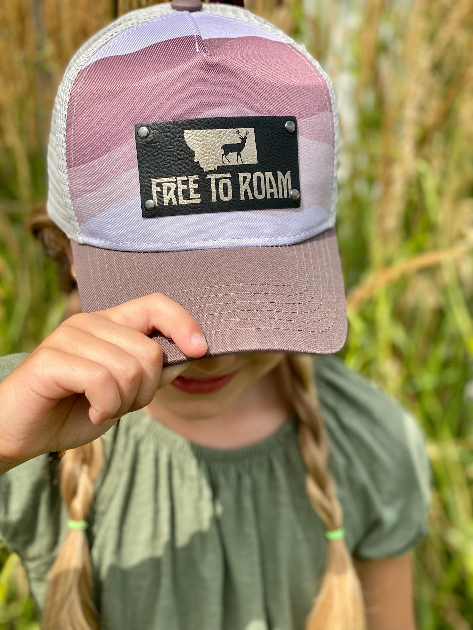 FREE TO ROAM PURPLE MOUNTAIN HAT - Toddler & Adult