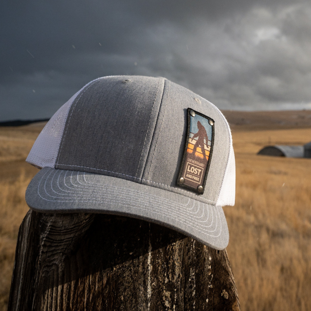 LIVE MONTANABLY LOST AND FREE HAT - HEATHER GRAY/WHITE