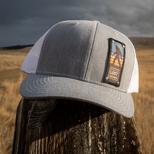 LIVE MONTANABLY LOST AND FREE HAT - HEATHER GRAY/WHITE