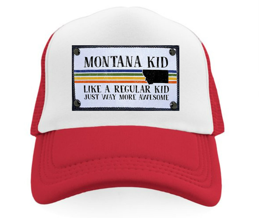MONTANA KIDS TRUCKER FOAM HAT